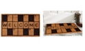 Home & More Crossword Welcome 17" x 29" Coir/Vinyl Doormat
